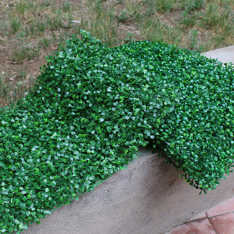 Hot 40*60CM Artificial Grass Wall Panels Plastic Greenery Plant Wall Artificial Grass Wall For Home Restaurant Decor