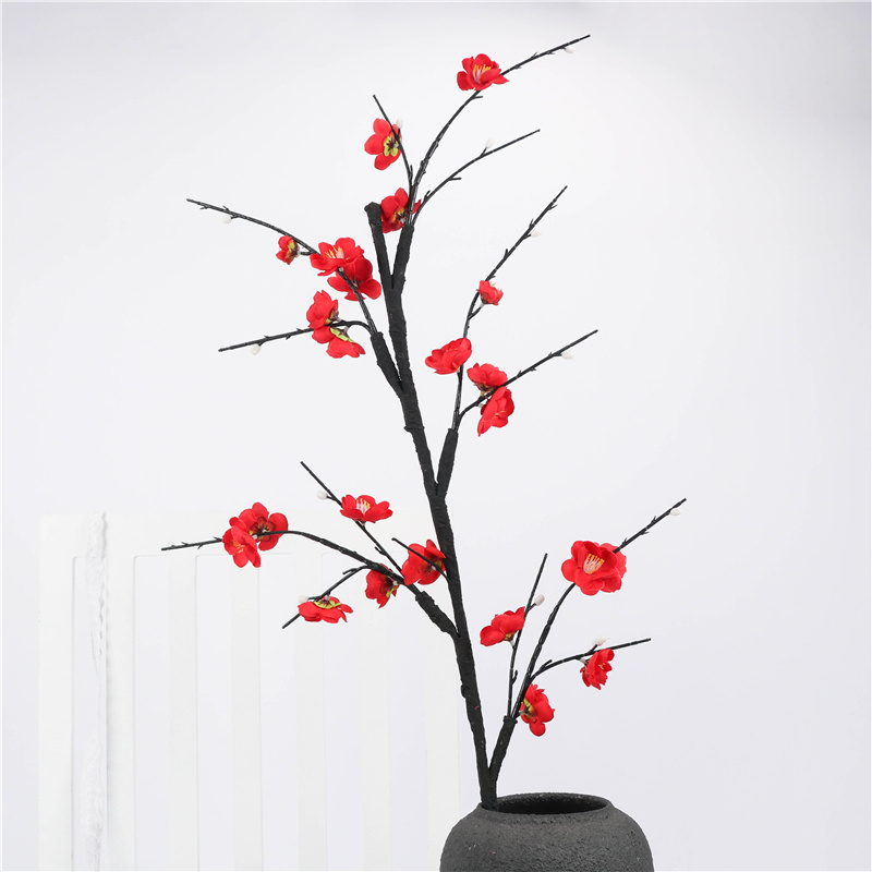 Simulation Flower Winter Plum Dry Branches Living Room Dining Room Decoration Ornaments Floor Floral Set Interior Decoration Diy