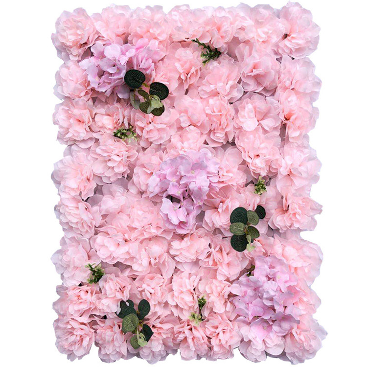 Hangu ODM 3d flower wall panel Wedding Party Home decorative Background Silk flower Wall