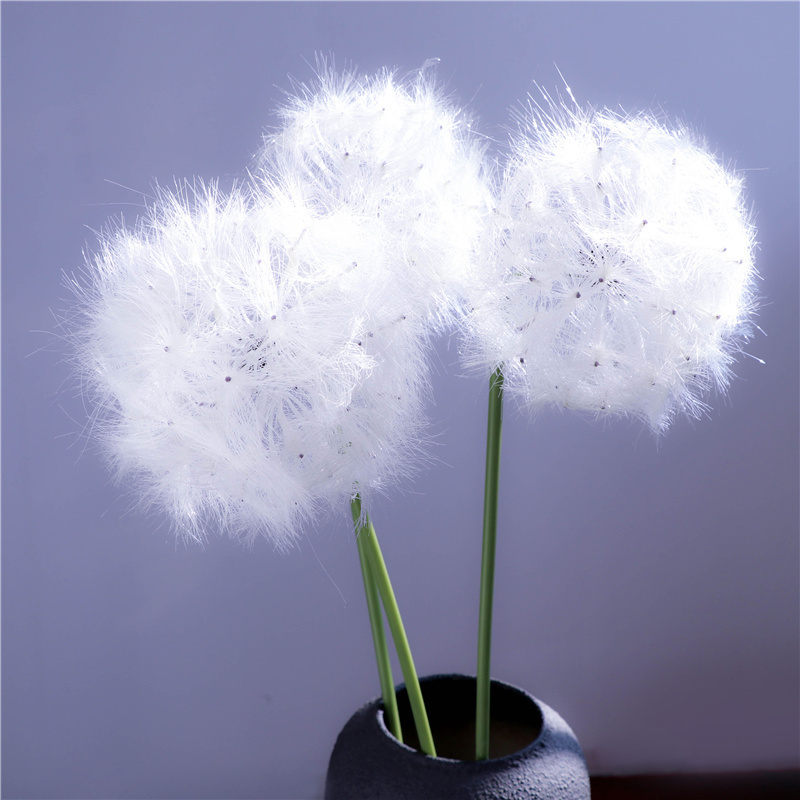 Large Dandelion 72CM Plastic White Artificial Simulation Flower For Daisy Home Decor