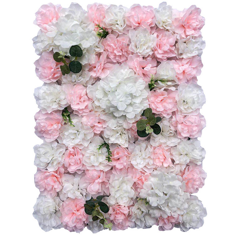 Hangu ODM 3d flower wall panel Wedding Party Home decorative Background Silk flower Wall