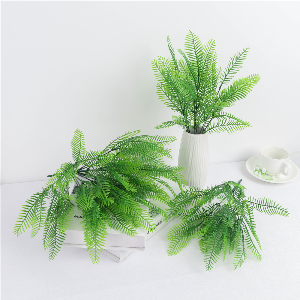 Cheap 7 Forks Plant Real Touch Artificial Plant Artificial Persian Grass For Wedding Outdoor Decoration