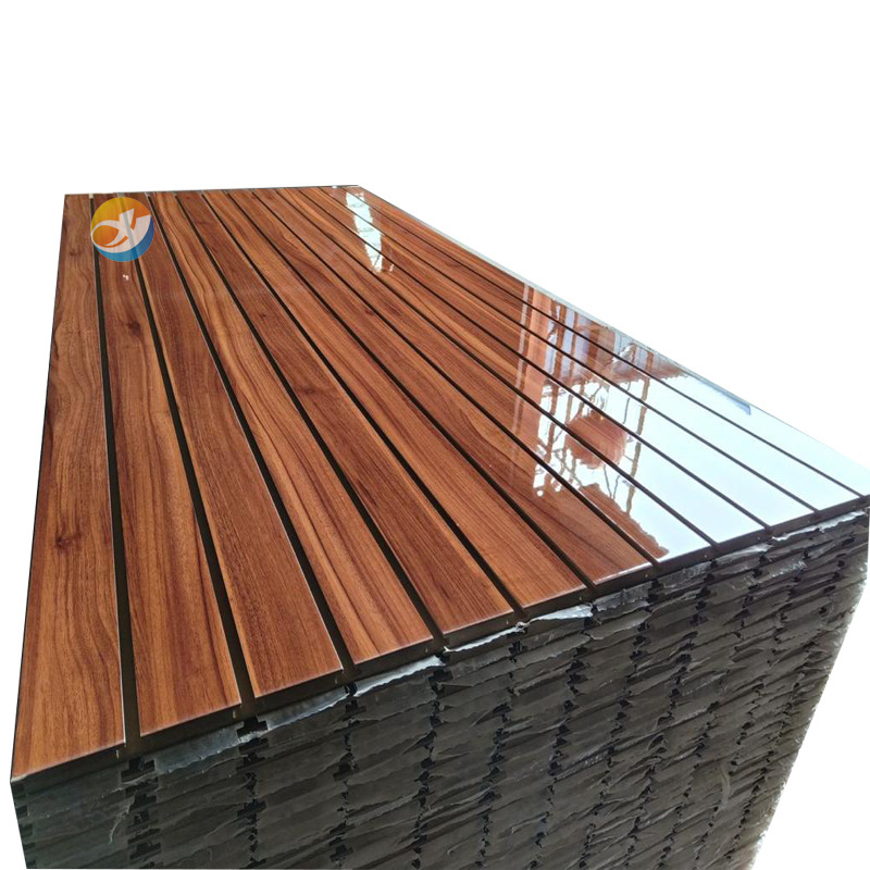 UV coating wood slat wall/slat wall panel shop/slat panel wall wood