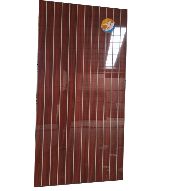 UV coating wood slat wall/slat wall panel shop/slat panel wall wood