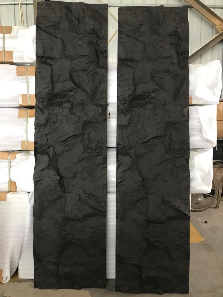 Factory Easy Installation Pu Mushroom Stone Artificial Polyurethane Stone Panel Faux Wall For Outdoor