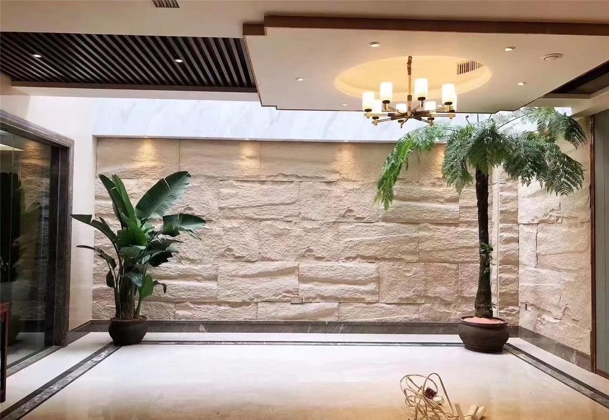 Lightweight Pu Stone Wall Panel Polyurethane Stone Panel 3D PU Stone Wall Board