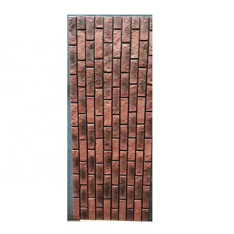 Hot outside thin wall tile design decorative artificial stone faux brick wall veneer /faux brick wall panels/faux brick panels