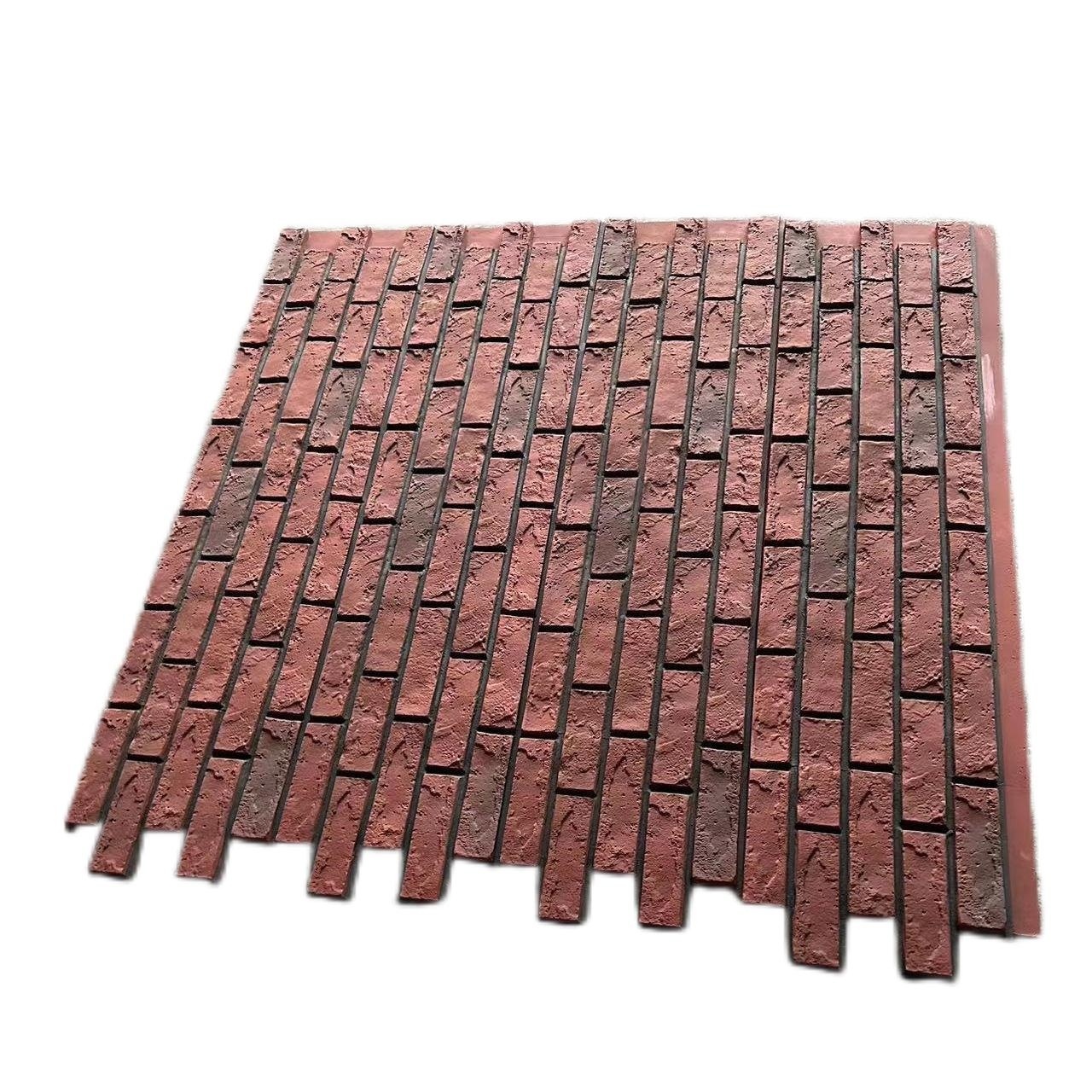 Hot outside thin wall tile design decorative artificial stone faux brick wall veneer /faux brick wall panels/faux brick panels