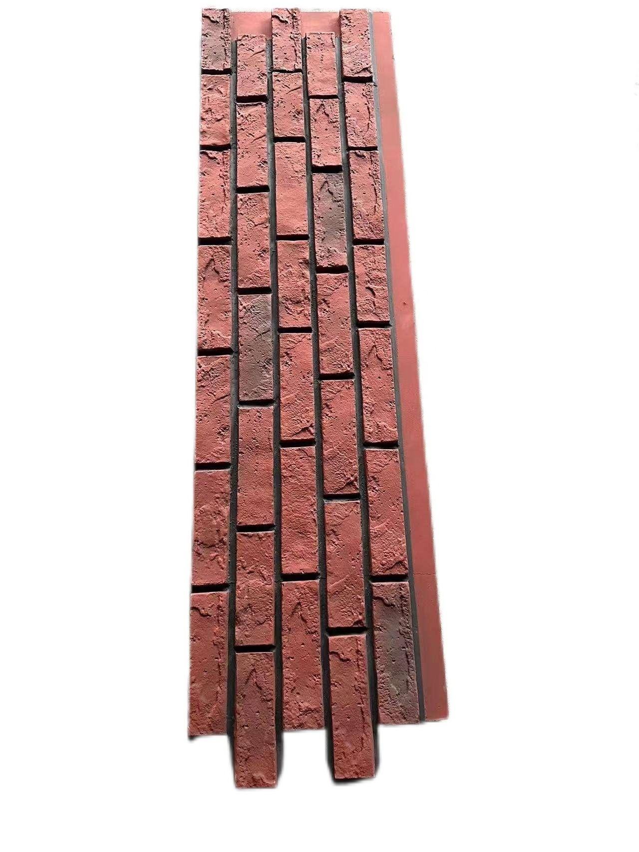 Hot outside thin wall tile design decorative artificial stone faux brick wall veneer /faux brick wall panels/faux brick panels