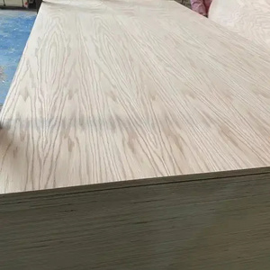 1220*2440*4mm-18mm ash teak red oak walnut natural veneer faced commercial plywood furniture plywood