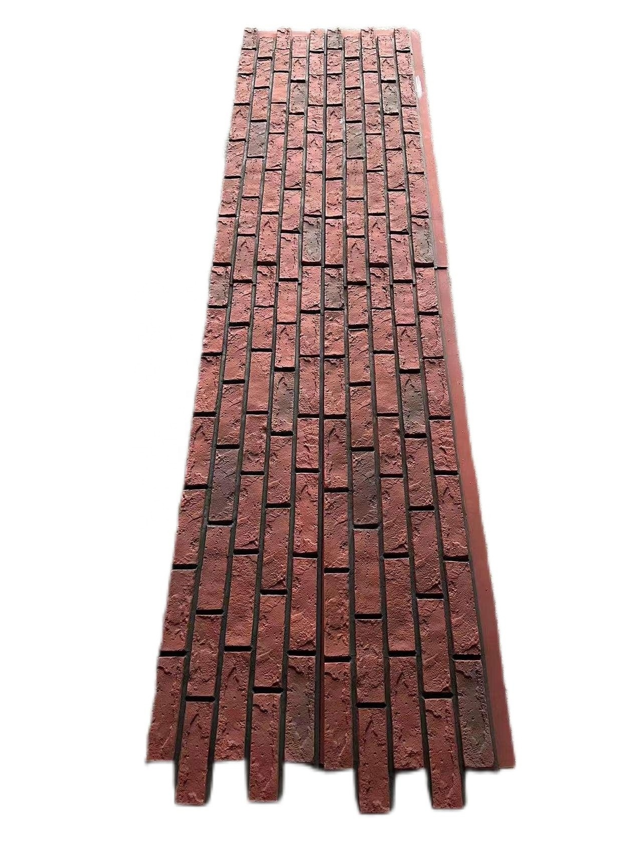 Hot outside thin wall tile design decorative artificial stone faux brick wall veneer /faux brick wall panels/faux brick panels