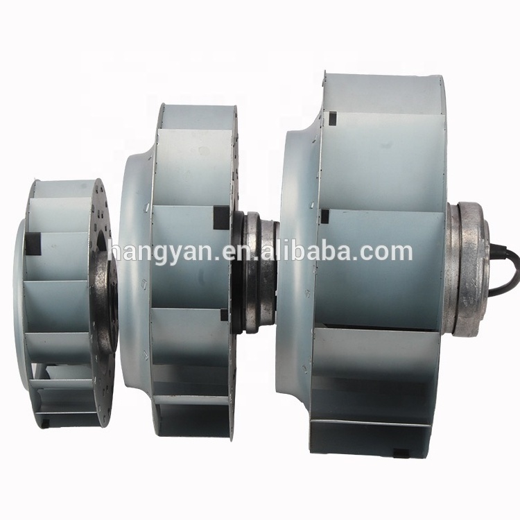 Custom 250mm Backward Curved Centrifugal fan impeller For Air Purifier