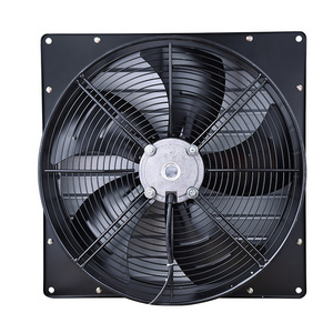 350mm Industrial Ventilation Extractor Metal Axial Exhaust Commercial Blower Plate Fan with aluminum shutter