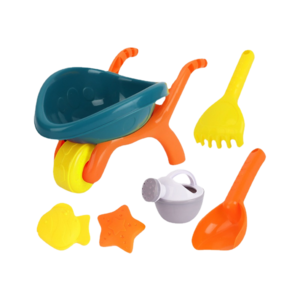 HY Toys A total of 18 sets summer seaside children's beach toys bucket play water sand dredging snow shovel 821-3