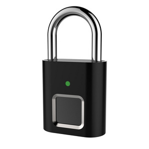 2020 New USB Rechargeable L34 Long time Standby Smart Keyless Fingerprint Lock Anti-Theft Security Padlock Door Luggage Padlock