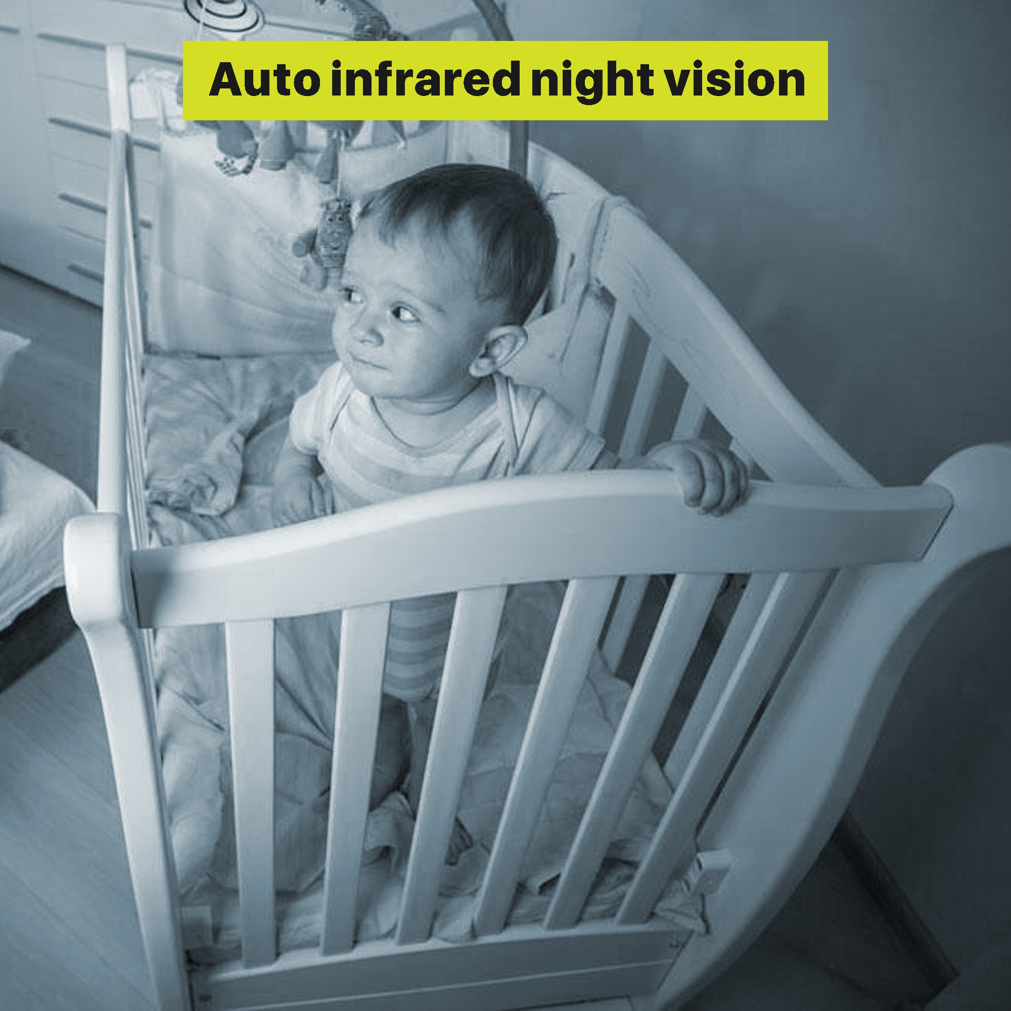 5.0 inch Baby Monitor with Camera Wireless Video Nanny HD Security Night Vision Temperature Sleep Camera baby monitor