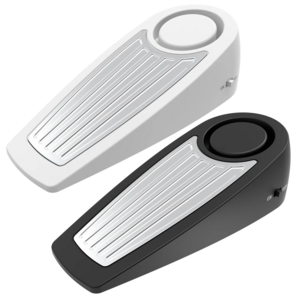 Door Stoppers Alarm Anti Theft Security Door Stop Alarm 130dB Vibration door resistance alarm for home  travelling use