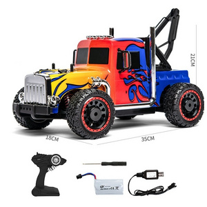 1/16 high-speed drift electric remote control car with USB cable 2.4GHz four-wheel drive RC car Kids' model toy