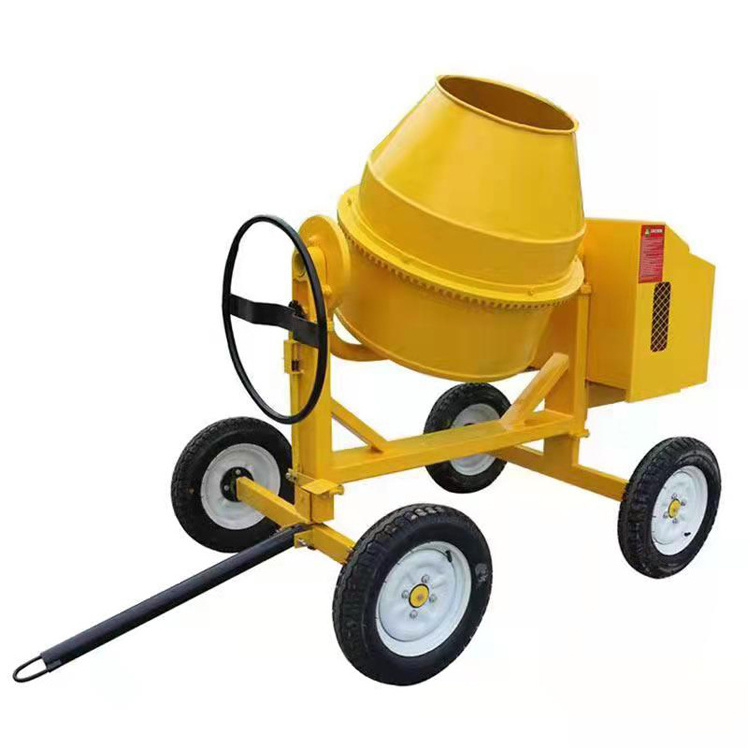 New design factory price 400L small cement mortar mixer gasoline diesel concrete mixer for sale