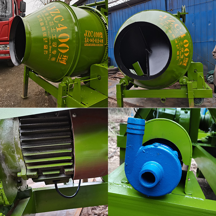 800 Litre 4 Yard Small Cement Mobile Electric Portable In Bangladesh Bucket Attachment Water Tank Concrete Mixer