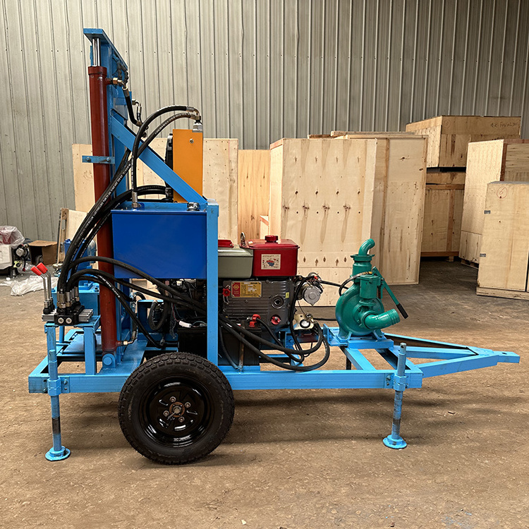 Wholesale 150m 180m 200m  Portable small Water Well Drilling Rig for Sale Craigslist wells drilling machine