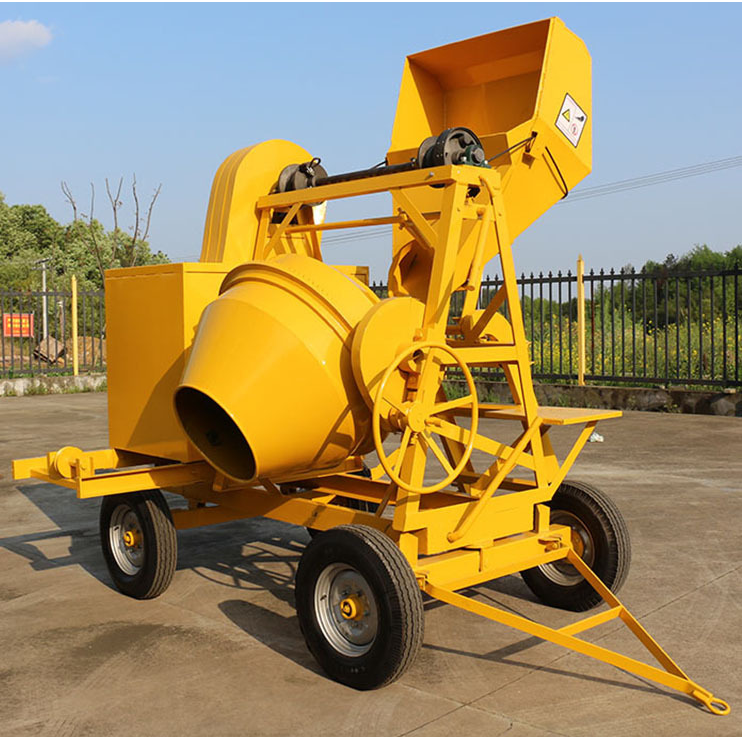 Mobile Cement Mixer Ransom Building Construction Concrete Mixer Machine with Pump For Sale