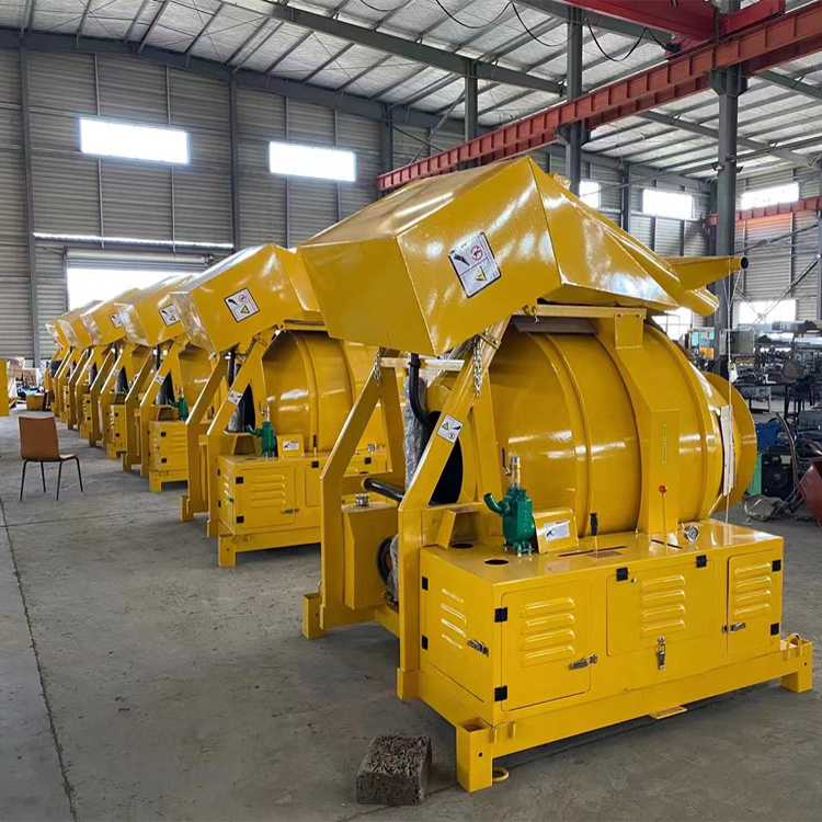 Mobile Cement Mixer Ransom Building Construction Concrete Mixer Machine with Pump For Sale