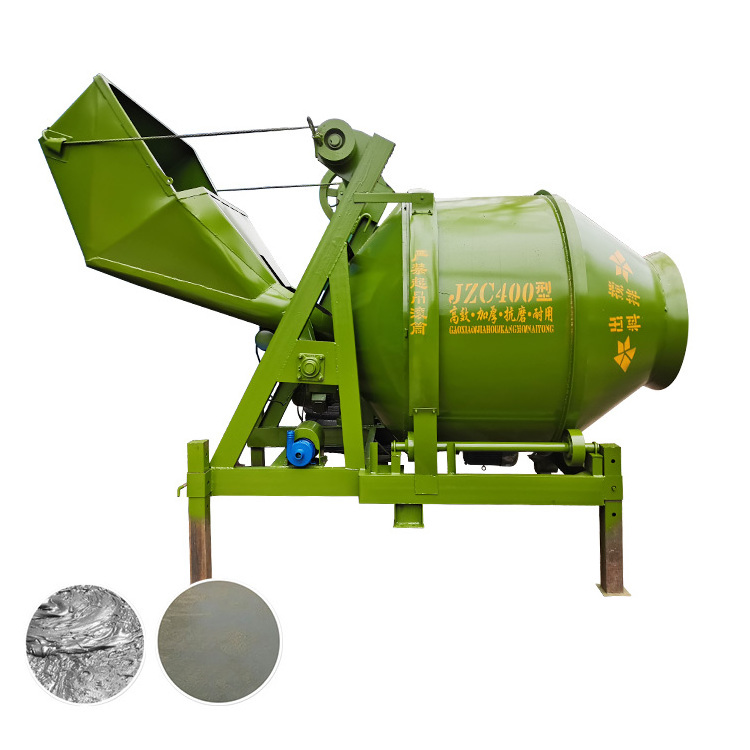 800 Litre 4 Yard Small Cement Mobile Electric Portable In Bangladesh Bucket Attachment Water Tank Concrete Mixer