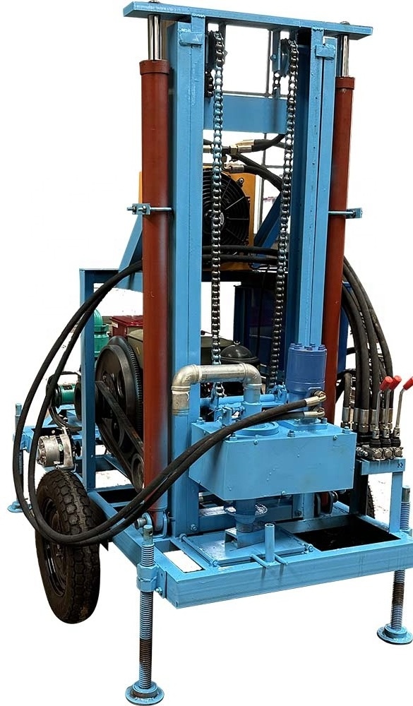 mining portable hydraulic pneumatic drilling rig