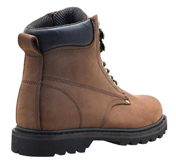 Mens leather light outdoor work Boots