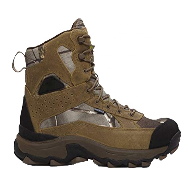 Mens Waterproof Hiking Boots 6 Inches Lightweight Work shoes Tactical  Durable Combat Boots