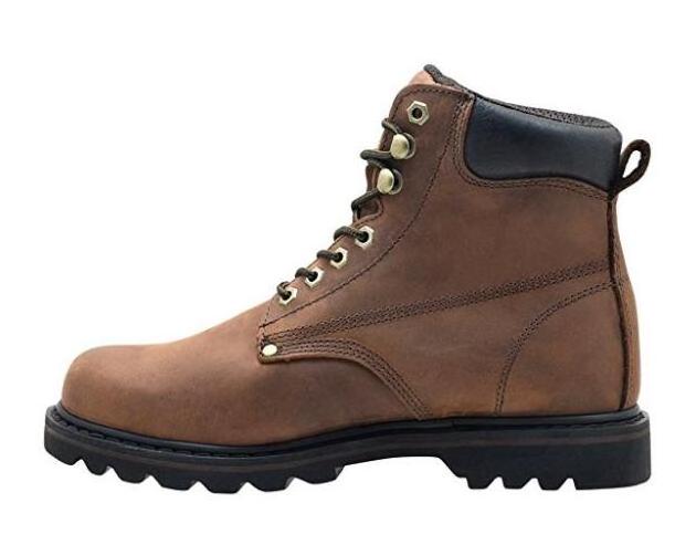 Mens leather light outdoor work Boots