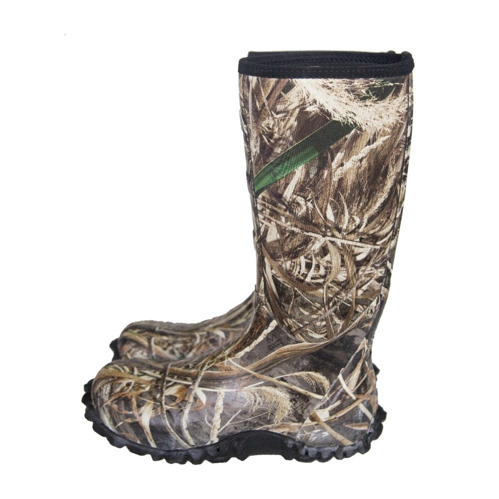 Men's Camo Hunting Boots Waterproof Insulated  Neoprene  Boots Customized Rubber Boots