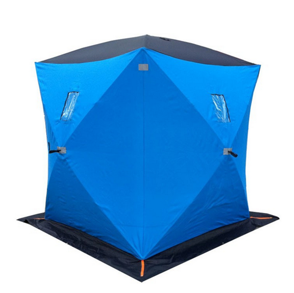 Instant Hub Style Ice Fishing Tent Manufacturer Outdoor Portable Shelter Cube Winter Pop Up Ice Fishing Tent