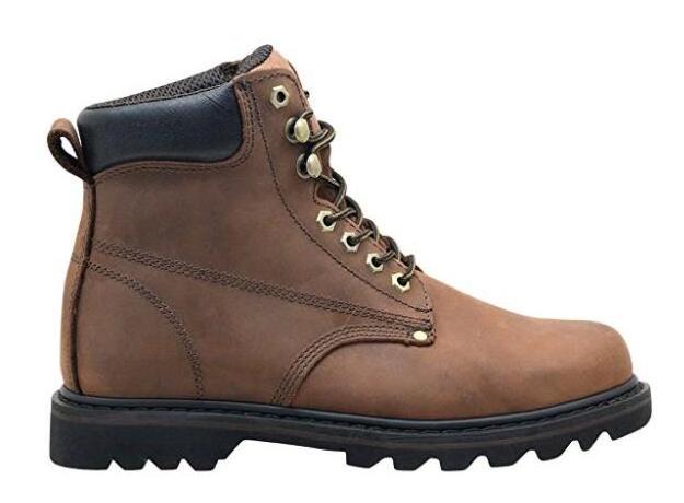 Mens leather light outdoor work Boots