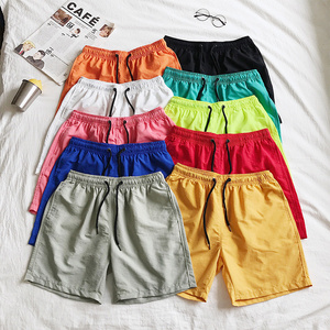 Wholesale Stock Custom Summer Printing Polyester Sweat Shorts Men Running Workout Mesh Shorts Set