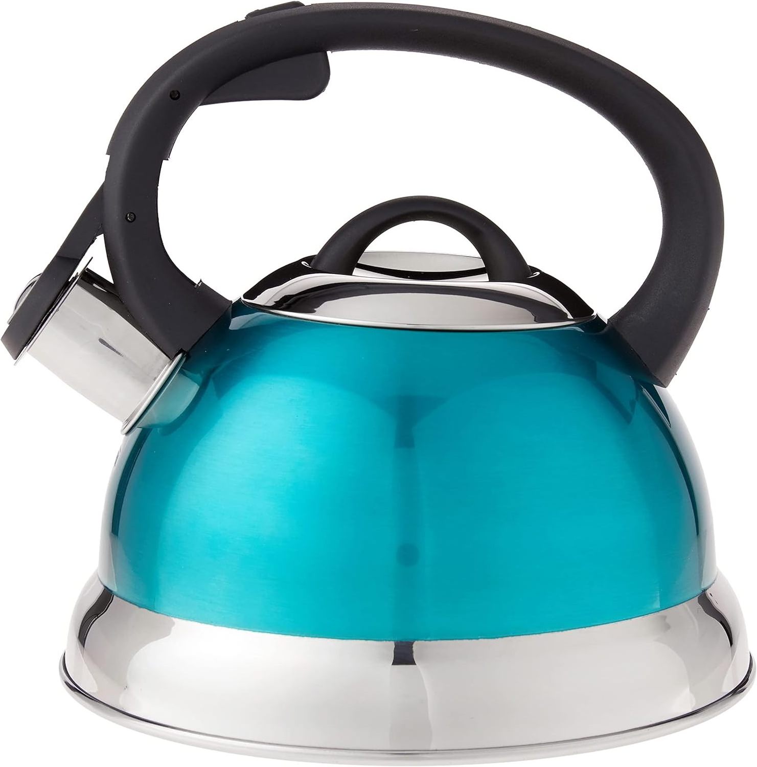 Tea Kettle Stovetop Whistling Kettle Teapot, Food Grade Stainless Steel Teakettle for Stove Top with Heat Proof Ergonomic Handle