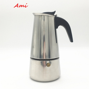 Wholesale custom Stainless steel Italian Mocha pot coffee pot hot European concentrated French coffee pot