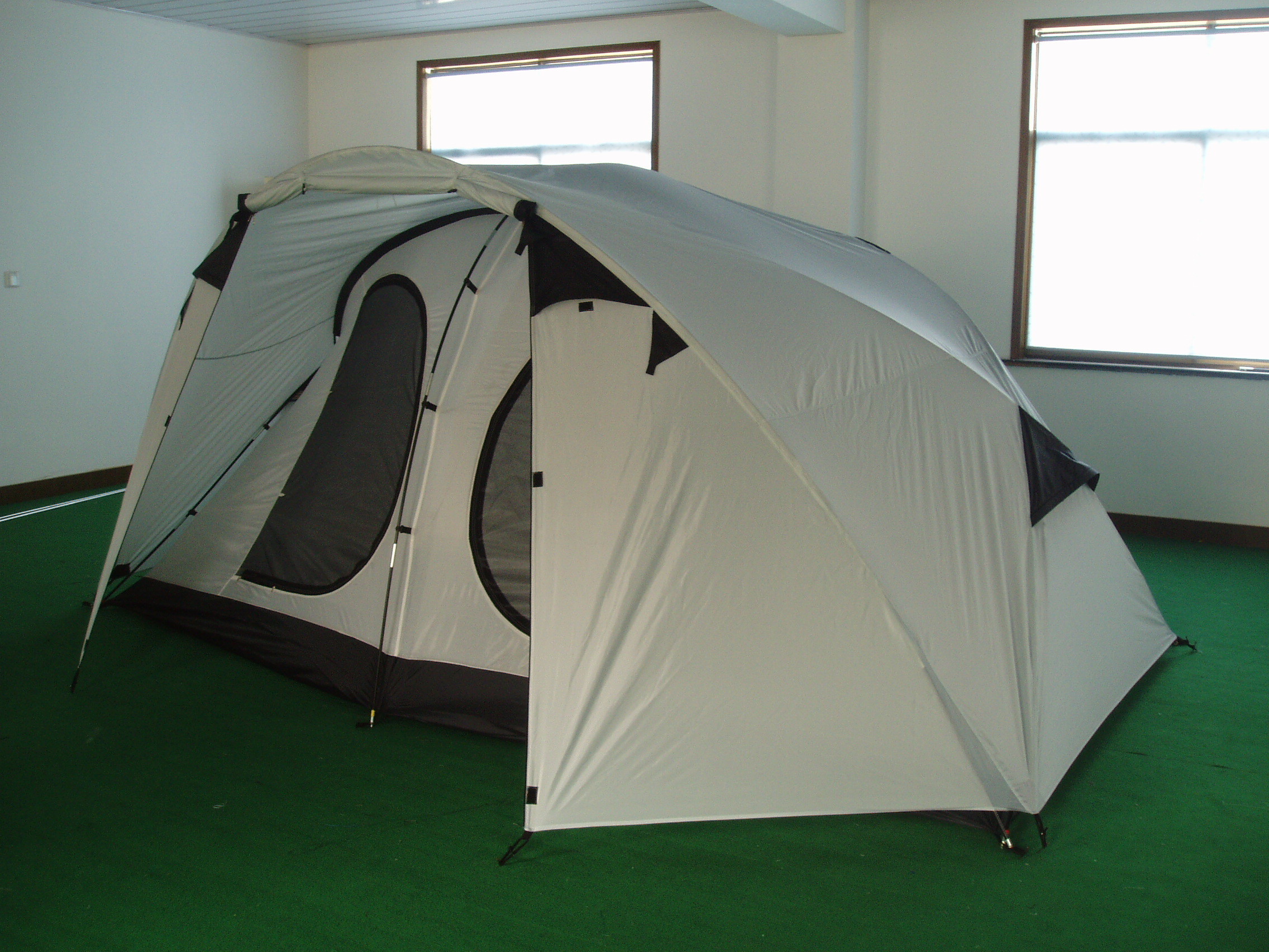 CZX-361 Family Camping Tent 8-Person 2 Rooms with Separate Doors. Waterproof Roomy Fits Up to 2 Room Size Instant Dome Tent