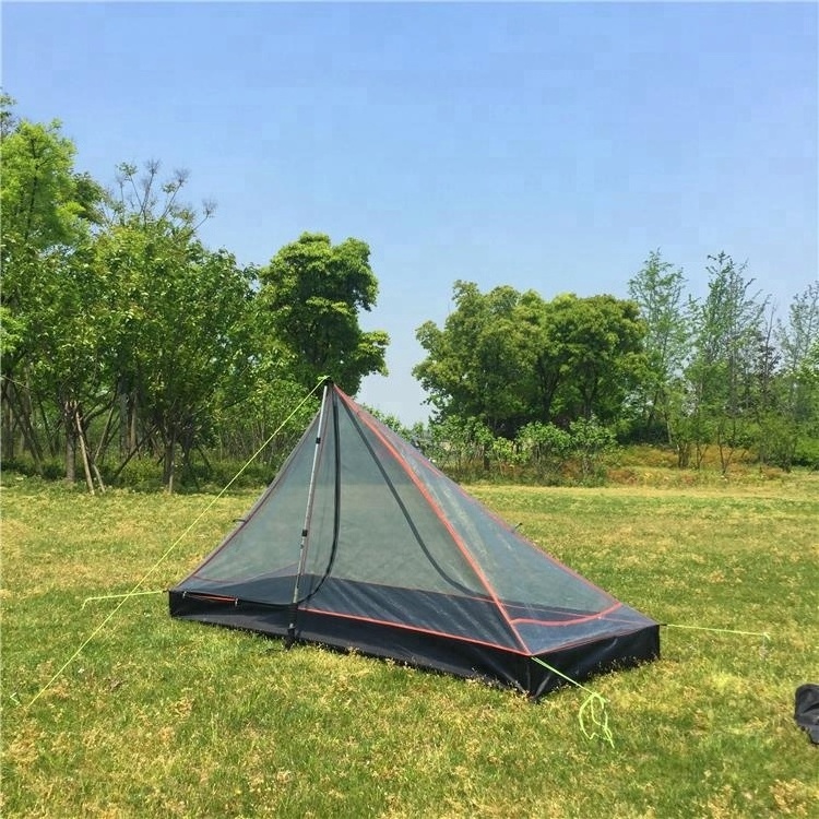 Hot Selling CZX-271 Mosquito Net Canopy for Single Camping Bed, Tent Pegs Included - Compact and Lightweight Pyramid Net Tent