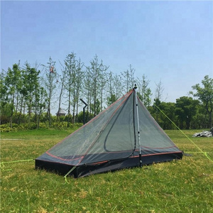 Hot Selling CZX-271 Mosquito Net Canopy for Single Camping Bed, Tent Pegs Included - Compact and Lightweight Pyramid Net Tent