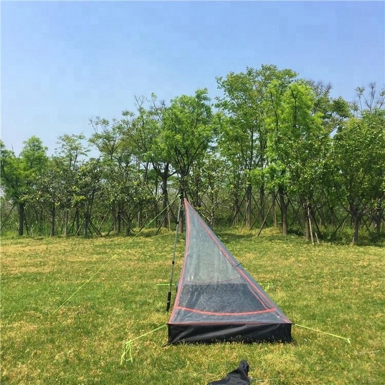 Hot Selling CZX-271 Mosquito Net Canopy for Single Camping Bed, Tent Pegs Included - Compact and Lightweight Pyramid Net Tent