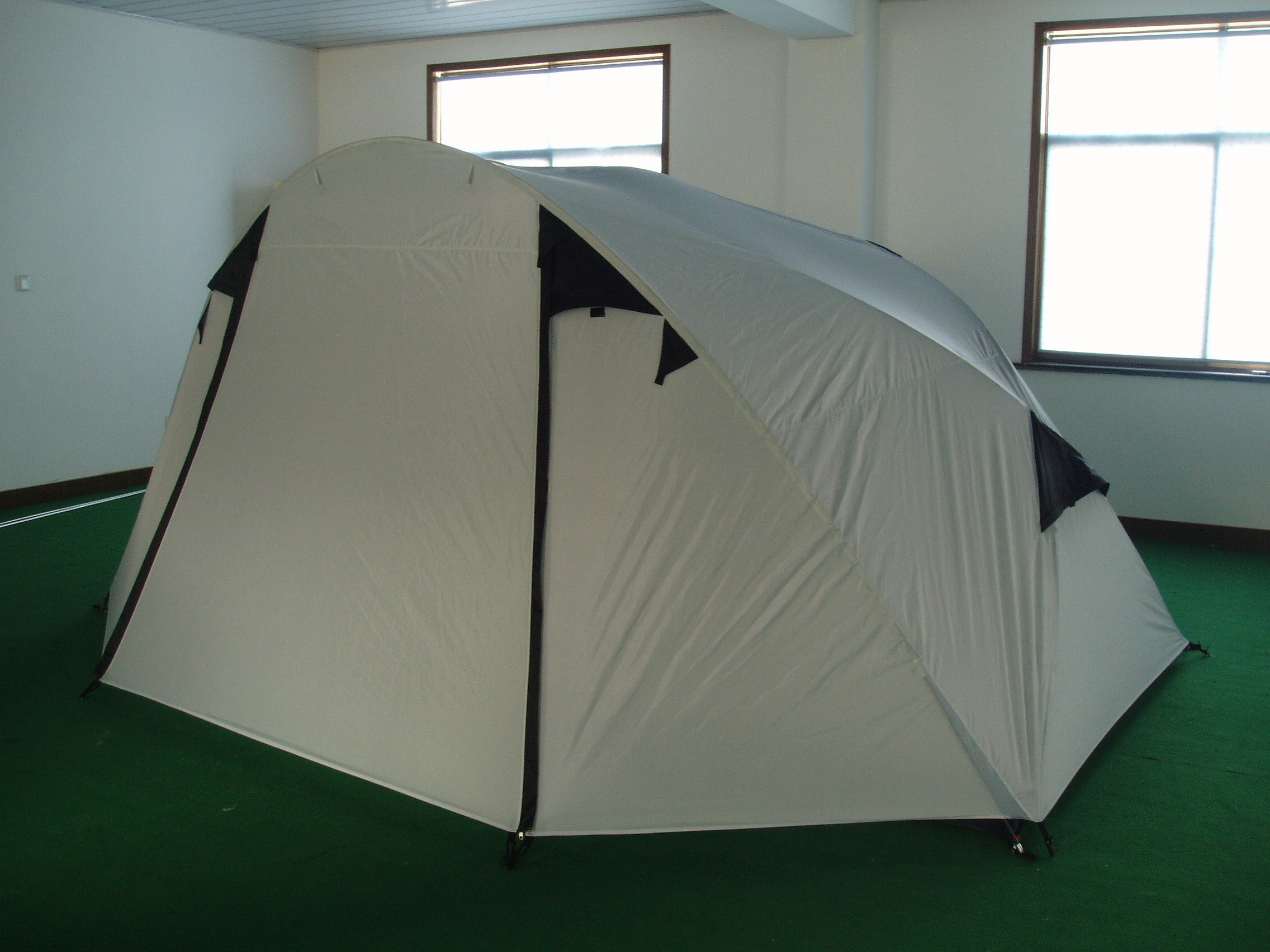 CZX-361 Family Camping Tent 8-Person 2 Rooms with Separate Doors. Waterproof Roomy Fits Up to 2 Room Size Instant Dome Tent