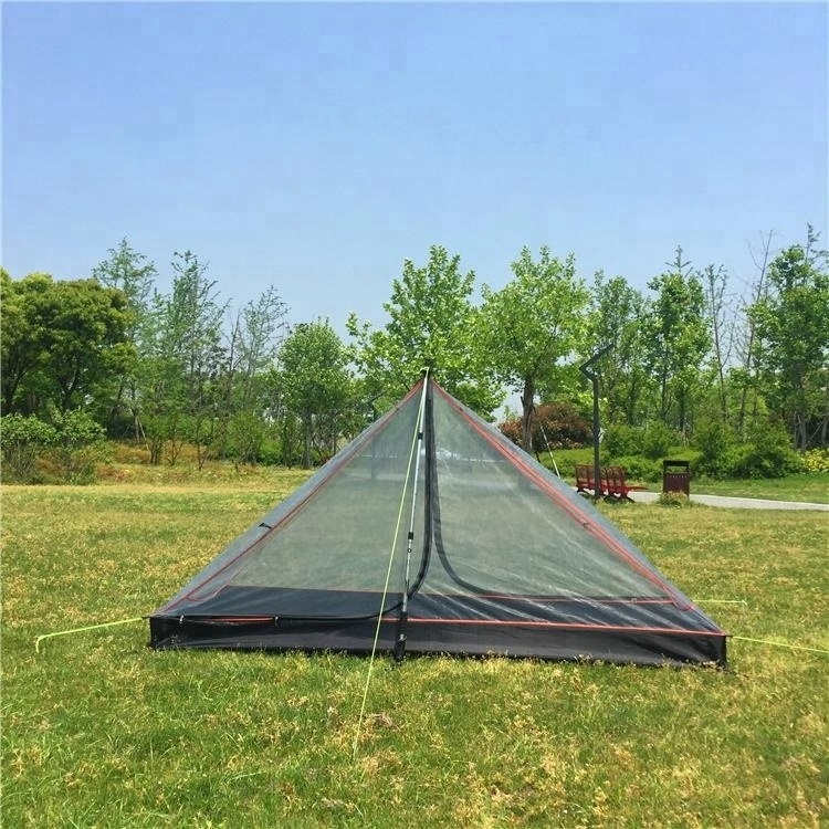 Hot Selling CZX-271 Mosquito Net Canopy for Single Camping Bed, Tent Pegs Included - Compact and Lightweight Pyramid Net Tent