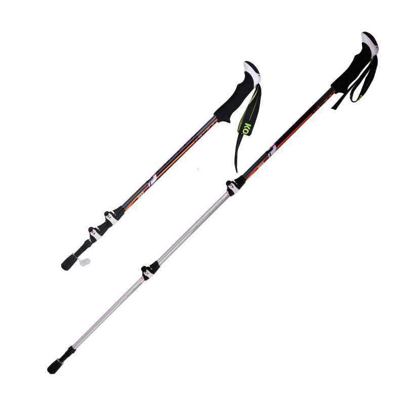 Telescopic Adjustable Climbing Aluminum 7075 Nordic Walking Stick For Hiking Ski Trekking Pole For Men And Women