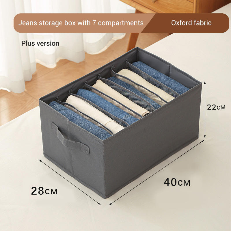 Factory Wholesale Fabric Storage Box Portable Folding PP Board Divider Drawer Storage Box Shirt Jeans Storage