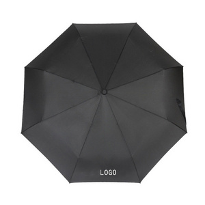 Custom Logo Portable Umbrella Large Black Umbrella Rainproof Sun Protection Full Automatic Umbrella