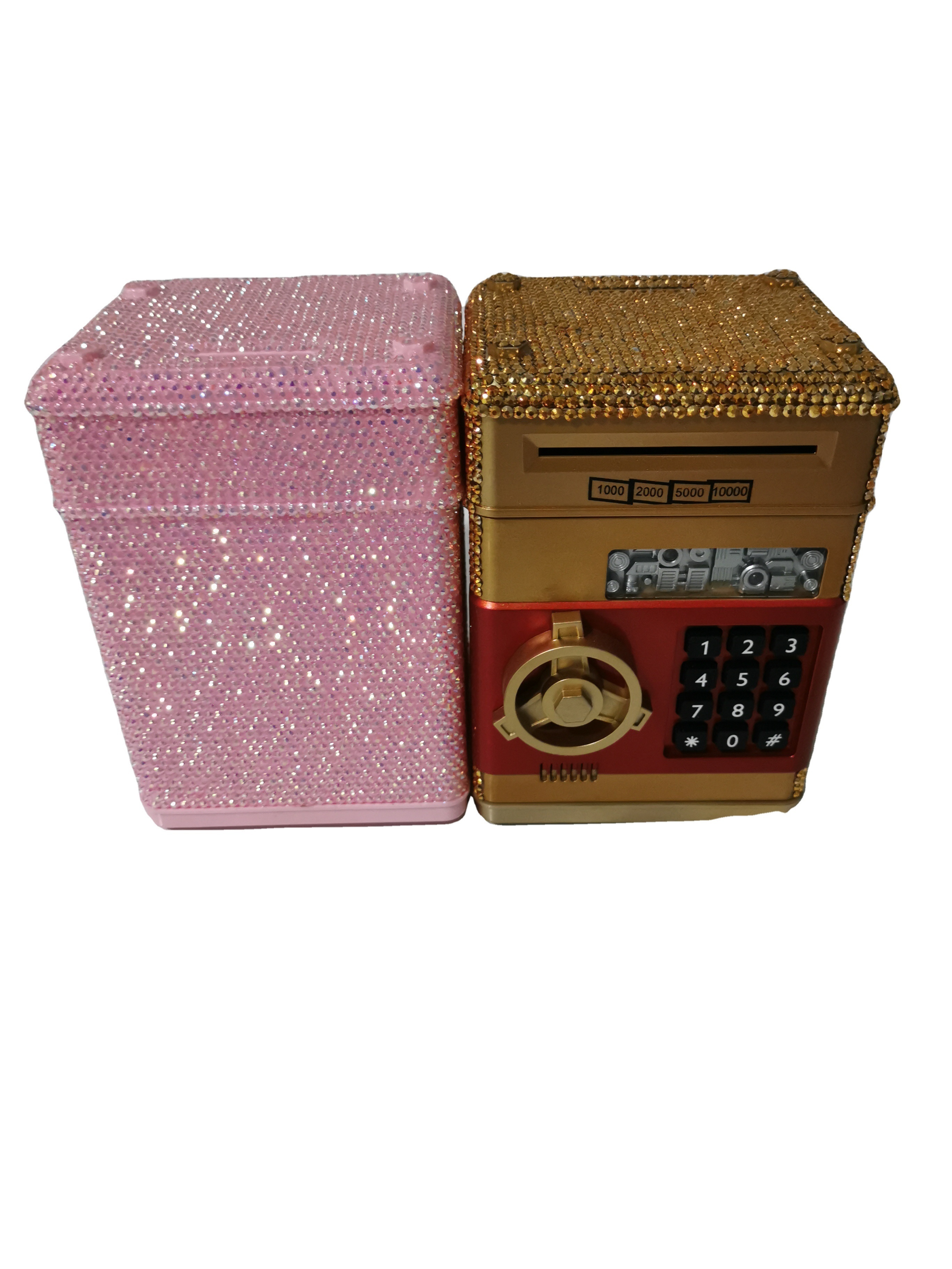 Wholesale Piggy Bank Safe Money Box Children Digital Coins Cash Saving Safe Atm piggy bank