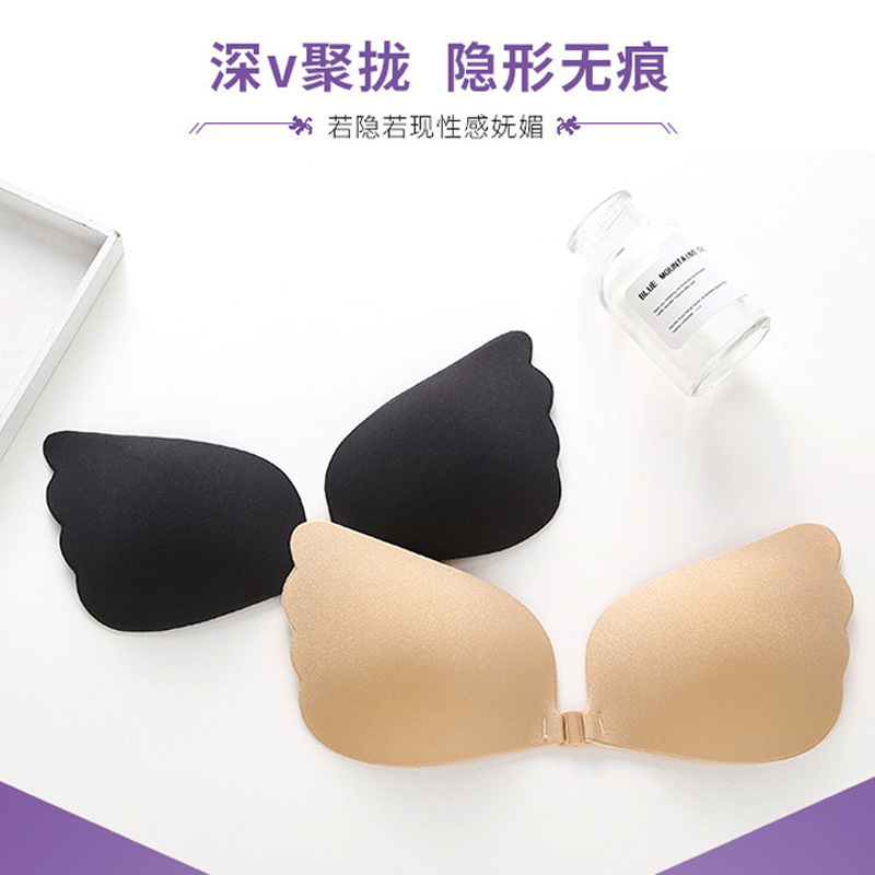 2022 Chest stickers for women's slings big breasts thin section flat chest silicone breast milk stickers invisible underwear