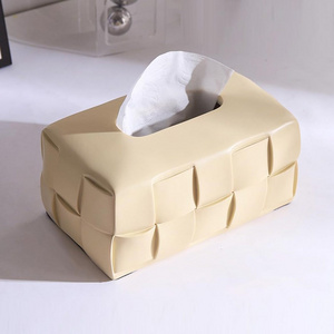 Resin Tissue Box Cover,Modern Paper Covers Rectangular,Decorative Facial Holder,Pumping Napkin for Office Kitchen Restaurant Bat